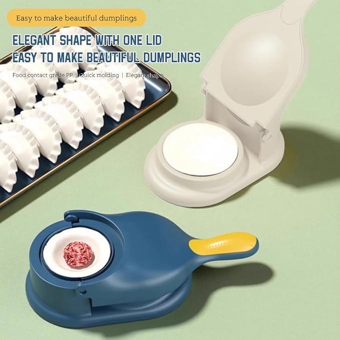 2 in 1 Samosa Maker Machine for Adult Kids, Multifunctional Dough Press, Portable Manual Samosa Maker Samosa Mold Happy &amp; Easy to Make Samosa for New Year Family Ngiht