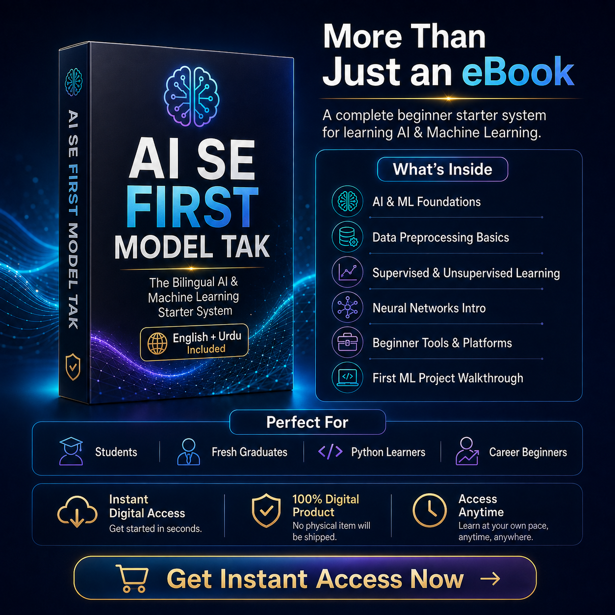 AI Se First Model Tak — Bilingual AI & Machine Learning Starter System | Urdu + English