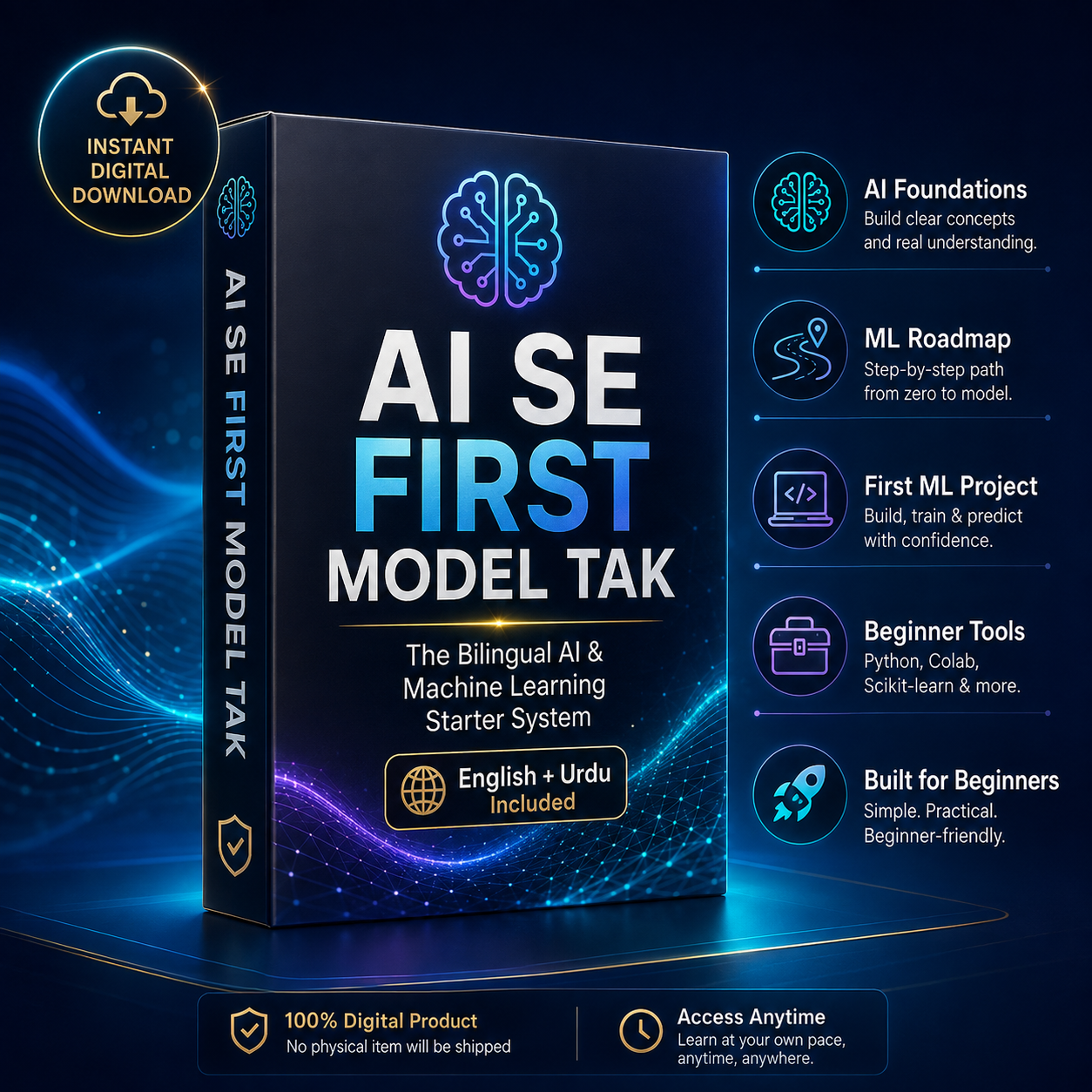 AI Se First Model Tak — Bilingual AI & Machine Learning Starter System | Urdu + English