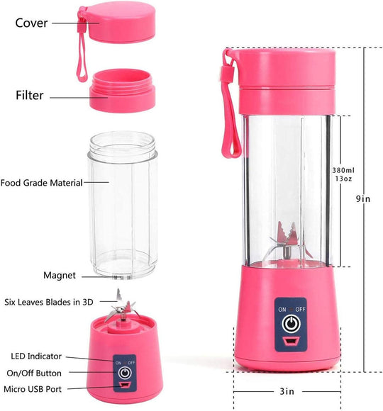 Portable mini fruit juicer