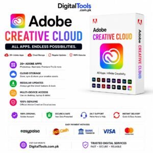 Adobe Creative Cloud Executive Access – 20+ Pro Apps (Photoshop, Illustrator, Premiere Pro) & Generative AI Credits