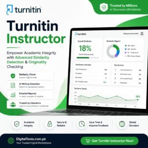 Turnitin 1 Month Access – Originality Check, Plagiarism Report & AI Content Detector Account