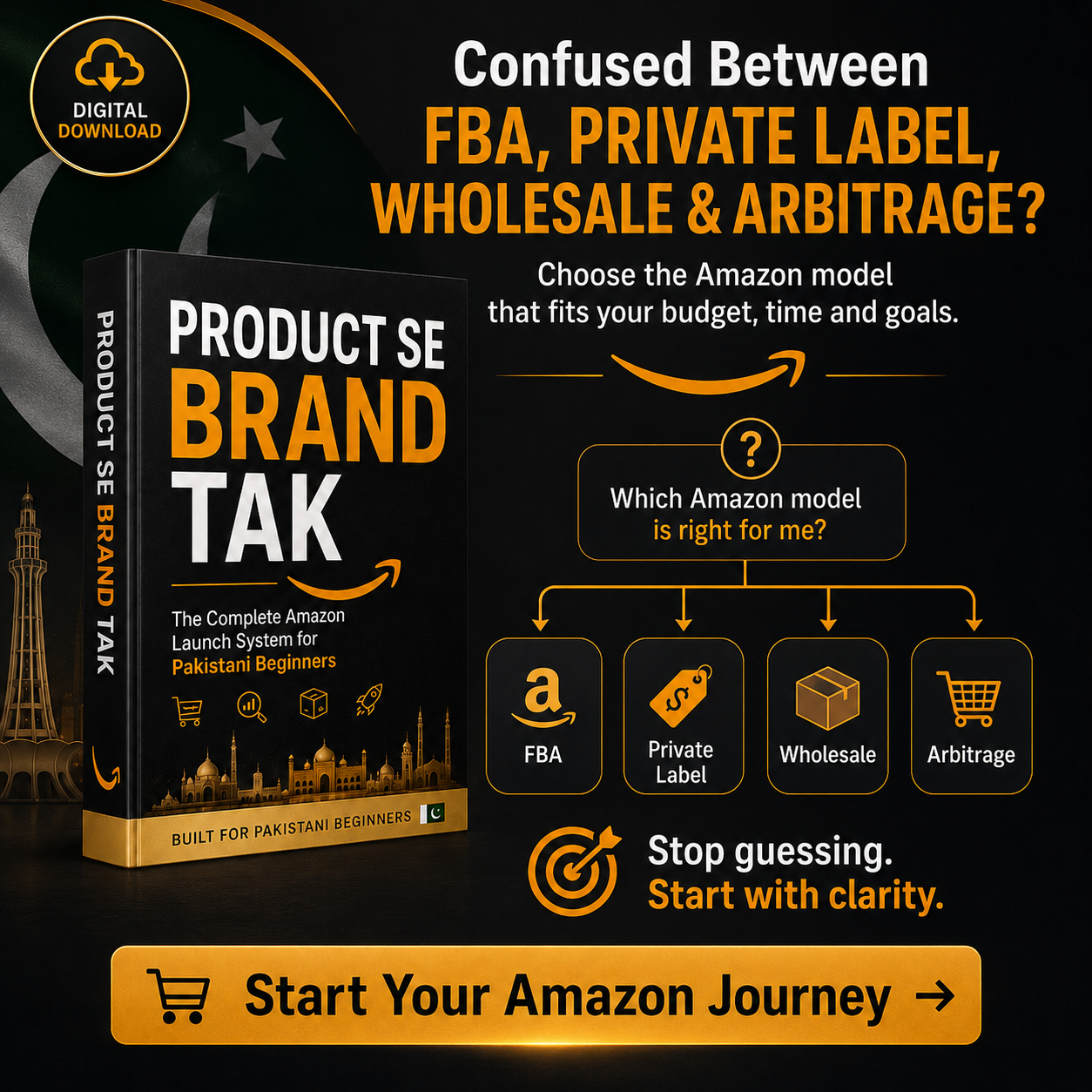 PRODUCT SE BRAND TAK — The Complete Amazon Launch System for Pakistani Beginners