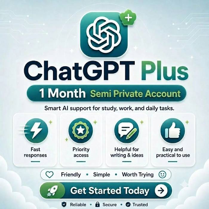 ChatGPT Pro 1 Month Access – GPT-4o, DALL-E 3, Advanced Data Analysis & AI Automation Account