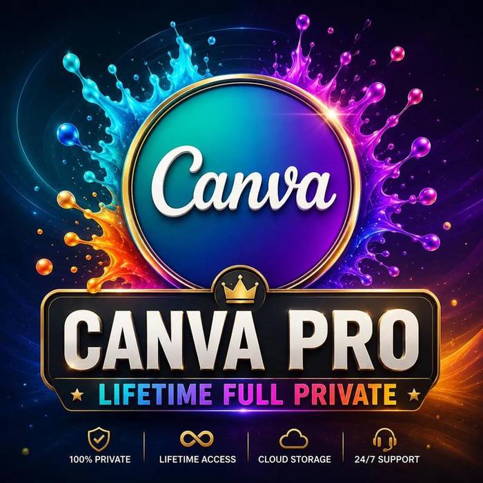 Canva Pro 1 Month Access – One-Click Background Remover, Premium Templates & Brand Kit Account